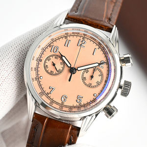 <span class=keywords><strong>Montre</strong></span> <span class=keywords><strong>homme</strong></span> rétro PP classique à cinq aiguilles, chronographe multifonctionnel, lumineux, étanche, mouvement mécanique automatique - Product Image 5