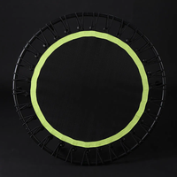 Mini trampoline de 40 pouces pour enfants Pliable Sécurité Fitness Exercice extérieur avec poignée Équipement d'exercice portable pour enfants
