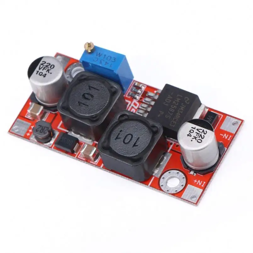 LM2587 Auto Step Up Step Down Converter 24W 2A Boost Buck Module DC 3-35V to 1.2-30V Solar Energy Power Supply Charging Board