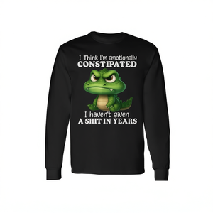 Camiseta de manga larga Dragon I Think I'm Emotionally Constipated - Product Image 2