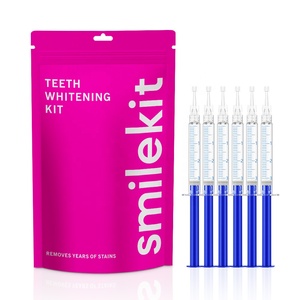 Kit de blanchiment des dents <span class=keywords><strong>Smilekit</strong></span> avec lumière LED, système de blanchiment des dents à domicile efficace et professionnel, gel de blanchiment des dents 6 pièces - Product Image 2