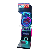 Machine de jeu électronique d'arcade de type Punch Machine, pour parc d'attractions, avec jeu de boxe au marteau et fonction fitness, à prix abordable, à vendre