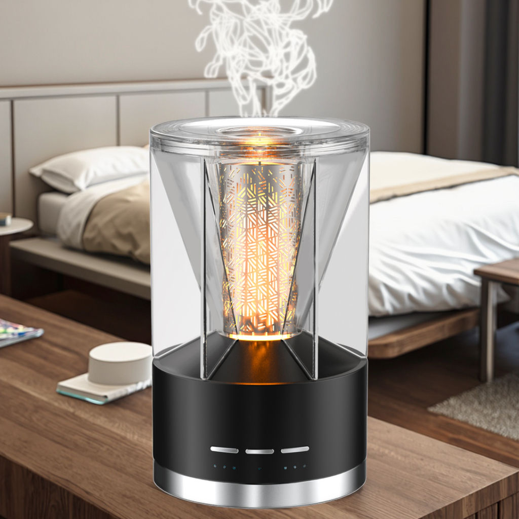 Portable Essential Oil Diffuser | 7-Color LED Night Light & Car Air Freshener | Wholesale Desktop Aroma Machine – orangles Qatar