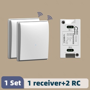 Tự-powered không dây RF 433Mhz điều khiển từ xa 220V chuyển đổi push button chuyển không có pin cho ánh sáng nhà - Product Image 5