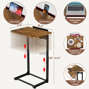 Nuovo <span class=keywords><strong>Design</strong></span> in acciaio oro tavolino per camera da letto - Product Image 4