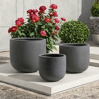 Macetas Modernas de Fibra de Cemento, Ecológicas, Duraderas e Impermeables, para Interiores/Exteriores, Kit de Jardinería, Centro Comercial, Venta Caliente