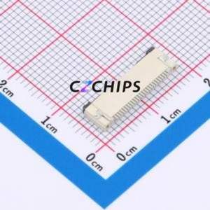 XW0520012-250R-001 FFC/FPC Connector SMD,P=0.5mm,Horizontal Mount Connector Flip Cover Type Bottom Contact 25P 0.5mm - Product Image 2