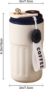 Temperature Display Custom Logo 16oz Eco-Friendly Insulated Stainless Steel Thermos Vacuum Digital LED <b>Smart</b> Coffee Giveaways - Product Image 3