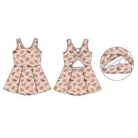 Meilleur prix été sans manches enfants filles robe Tennis Yoga Golf robe entraînement costume personnalisé imprimé vêtements