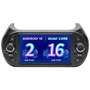 Touch Screen multimediale di navigazione per auto Video per Fiat belgio Citroen Nemo Peugeot <span class=keywords><strong>Bipper</strong></span> autoradio da 7 pollici Android 10.0 - Product Image 1