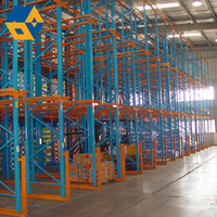 NOVA Étagères de stockage de support de palette à double profondeur Entraînement à haute densité dans le système de rayonnage à palettes Entraînement intensif dans le support industriel