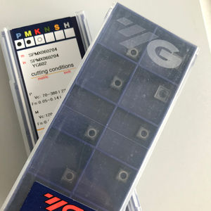 SPMX060204 YG602 <b>Tungsten</b> Carbide Inserts Square Shape 16mm Blade 1.5mm Thickness PCD/PCBN Coated CNC Lathe Tool OEM HRC45 - Product Image 4