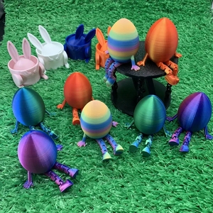 Statue d'œuf de Pâques imprimée en 3D personnalisée, jouet d'activité amusant pour enfants, services de prototypage rapide et d'usinage - Product Image 5