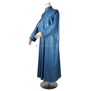 Verano diseño fresco auténtico Alharamain musulmán árabe vestido Jubba Abaya Ropa Étnica islámica Qatari Thobe <span class=keywords><strong>Kaftan</strong></span> rezando - Product Image 3