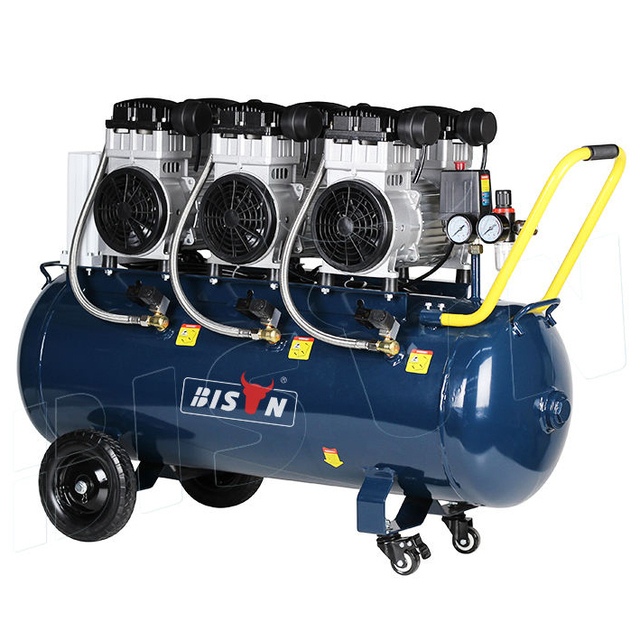 BISON (CHINA) Customizable Silent 1500W Wholesale 20 Cfm Oil Free Air Compressor