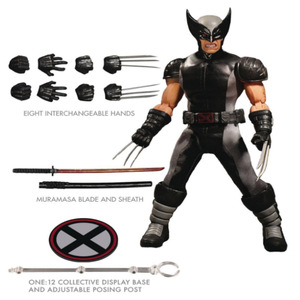 Mezco 1 thế hệ màu xám Sói hành động hình cầm tay PVC mini-x người đàn ông vải Wolverine đóng hộp với các tính năng đông lạnh - Product Image 6