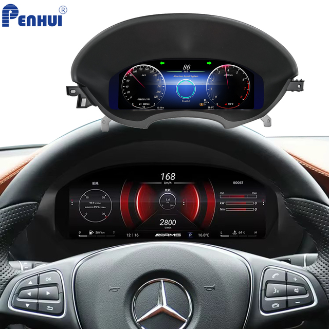 12.3'' LCD Car Digital Instrument Cluster Digital Speedometer for Benz CLS 2012-2017 NTG4.0 4.5 Digital Custer Dashboard