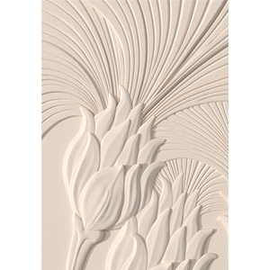 Pittura murale moderna semplice della decorazione della parete del ristorante fatto a mano pittura di rilievo 3D - Product Image 3