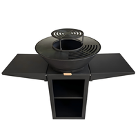 Nouvelle tendance : Réchaud de cuisson pliable d'extérieur à bois, barbecue durable avec plateau