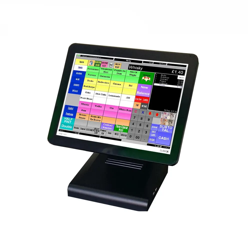 Aonpos Retail Billing Machine Windows Android Touch Pos cassiere terminale POS registratore di cassa tutto In uno sistemi POS