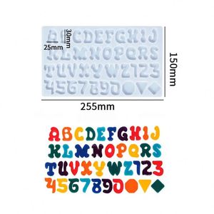 Custom Earring A-Z Silicone Eco-Friendly Opp Bag Pendant Letter Craft Art Mold DIY Alphabet <b>Kit</b> - Product Image 5