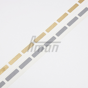 <b>Scratch</b>-Off Password Stickers Silver Gold 5*18mm PET Material Anti-Counterfeiting Labels with Barcode for Fertilizer Packaging A - Product Image 2