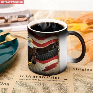 Taza Mágica Novedosa <span class=keywords><strong>para</strong></span> <span class=keywords><strong>el</strong></span> Día <span class=keywords><strong>del</strong></span> <span class=keywords><strong>Padre</strong></span>, 11oz, Negra Esmerilada, Envío Directo, Taza de Cerámica Activada por Calor - Product Image 4