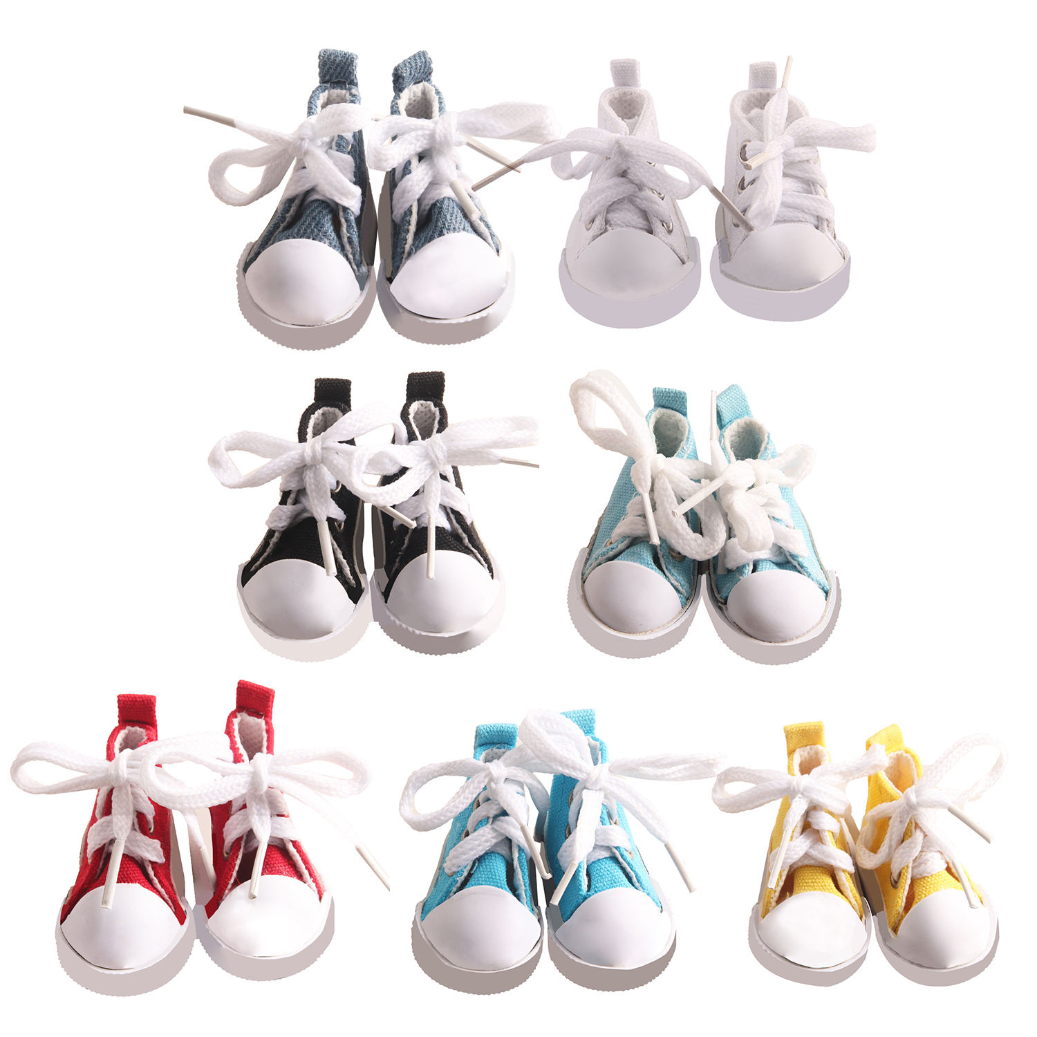 5cm Doll Shoes Miniature Sneakers for Your Favorite Toys