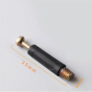Conector de Muebles 3 en 1, Perno de Plástico, Conector Excéntrico de Aleación de Zinc y Carbono - Product Image 5