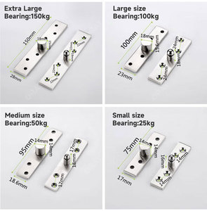 Customized Stainless Steel Hidden <strong>Floor</strong> <strong>Hinge</strong> Adjustable 360 Degree Wooden Door <strong>Pivot</strong> <strong>Hinge</strong> Wood Slat Wall - Product Image 4