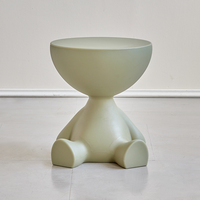 Table basse moderne de style nordique en plastique PE, couleur personnalisable, légère (3 kg), KS KS11, pour salon, chambre, maison