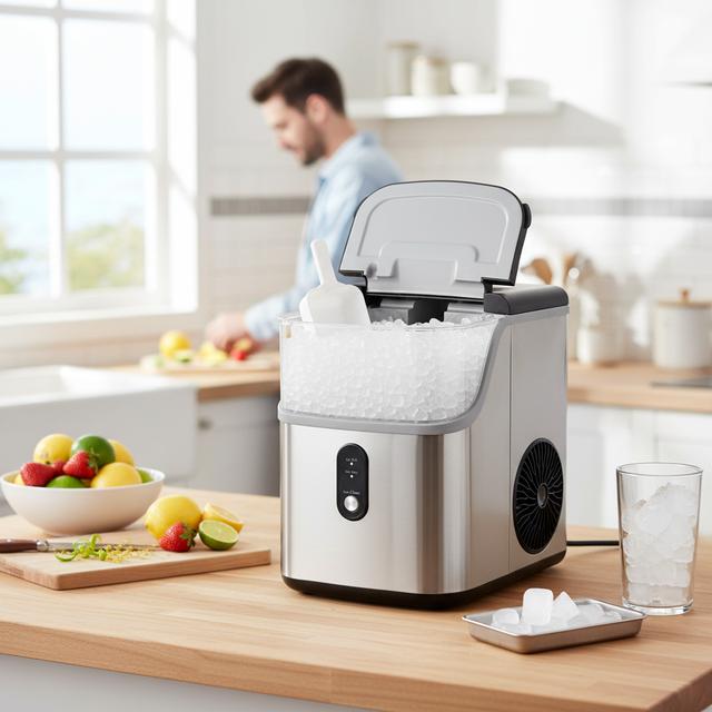 Mini Portable Nugget Countertop Ice Maker
