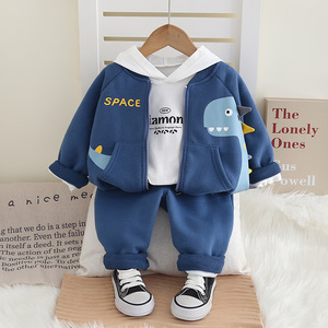 Dinosauro <span class=keywords><strong>3</strong></span> pezzi vestito 1 anno <span class=keywords><strong>bambino</strong></span> bambini vestiti ragazzi all'ingrosso - Product Image 3