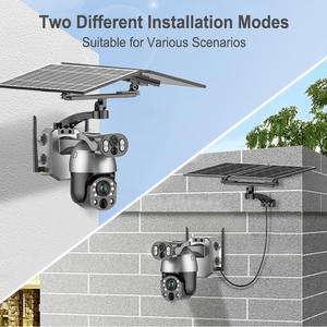 Telecamera Solare Wireless 4G Wistino Bestseller, Zoom 99X, Rilevamento Movimento, Allarme, Telecamera Dome PTZ Esterna a Doppia Lente - Product Image 4