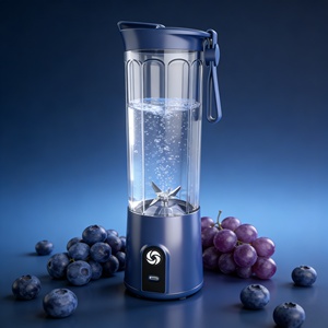 Licuadora Portátil de Alta Resistencia, Batería de 2000 mAh, 550 ml, Alimentada por USB, 6 Cuchillas, Libre de BPA, Hace 5 Vasos, Mini Licuadora Inalámbrica para Automóvil - Product Image 5