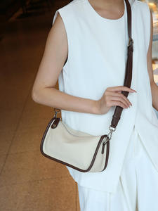 2025 nouvelle vente directe d'usine simple sac à bandoulière multicolore couture quotidienne exquise - Product Image 4