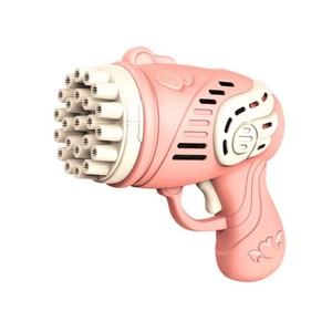 Pistola de Burbujas de Dibujos Animados para Niños, Automática, con Luz, Espuma Divertida para Bodas, Máquina de Burbujas Eléctrica para Niños, Juguete de Verano para Exteriores - Product Image 2