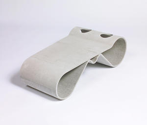 Outdoor <b>Garden</b> Concrete Side Table Irregular Ring Design Manufacturer Custom Processing - Product Image 5