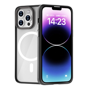 Alta calidad aceptar personalizado desmontable TPU PC 2-en-1 láser magnético simple teléfono caso multicolor protección caso para <span class=keywords><strong>iPhone</strong></span> - Product Image 2