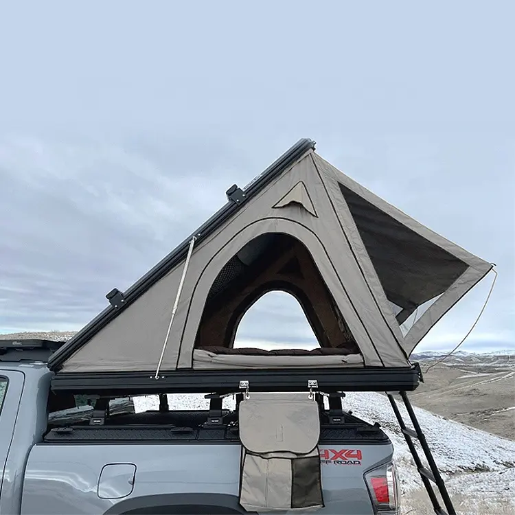 야외 활동을 위한 야영 옥상 천막 차 삼각형 단단한 포탄 지붕 정상 천막
