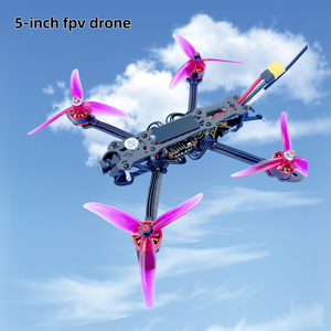 5 Inch Freestyle FPV <b>Drone</b> Lightweight X Frame 1300KV Brushless Motor 4S System Low Noise Propeller RC <b>Quadcopter</b> - Product Image 6