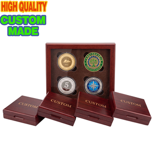 Moneda Conmemorativa Personalizada de Metal Fundido, Monedas Conmemorativas con Temática de la <span class=keywords><strong>Ruta</strong></span> <span class=keywords><strong>66</strong></span> de EE. UU. y la NASA, Caja de Madera Premium, Recuerdos para Actividades Corporativas - Product Image 2