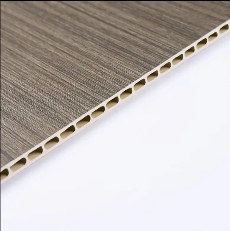Wasserdichtes feuerfestes neues Material Bambus faser Wand platte Marmor Innen dekorative PVC WPC Wand platte für Wand verkleidung