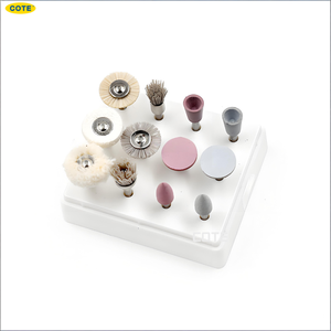 Kit di 12 Pezzi per Lucidatura in Silicone, Strumenti per Resina, Porcellana e Zirconia, Macchina a Bassa Velocità con Impugnatura Flessibile, Materiali di Consumo Dentali - Product Image 1