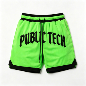Manufacturer Custom Applique Logo Streetwear Sports Running Gym Embroidery Man Plus Size Basketball <b>Men's</b> Mesh <b>Shorts</b> for <b>Men</b> - Product Image 1