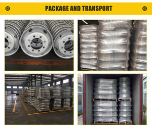 ขอบล้อเหล็ก5.5F-16สำหรับ7.50R16ยางรถบรรทุก - Product Image 5