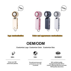 2025 13000PRM Mini ventilador portátil recargable 3000mAh Ventilador de mano USB de alta calidad Refrigeración de semiconductores de plástico CE KC Etc. - Product Image 3