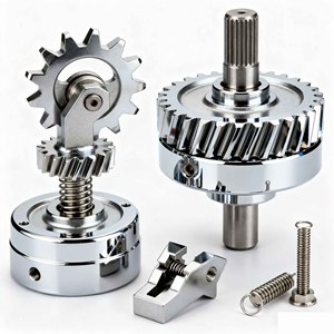 Personnalisation de pièces d'usinage CNC en métal en aluminium de précision de haute qualité pour le dessin 3D du client des Services d'usinage - Product Image 1