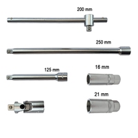 OEM 22PCS 3/8 in Chrome Vanadium Steel 72T Hand Ratchet Socket Set con bujía y herramientas de taller