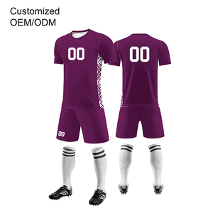 Tùy chỉnh chất lượng cao đào tạo men's đồng phục bóng đá tay áo ngắn nhanh khô bóng đá Jersey Set - Product Image 1